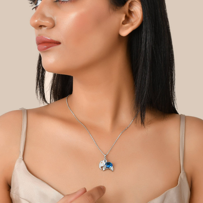 Swarovski Symbolic layered necklace Set (2), Moon and star, Black, Ros –  L.E.Jewellers