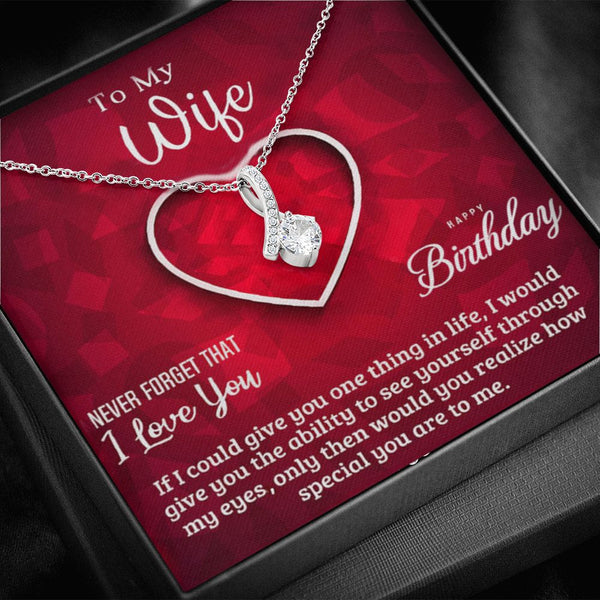 Perfect Birthday Gift for Wife 2023 - Pure Silver Necklace Gift Set