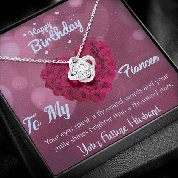 Unique Birthday Gift For Wife to be - Pure Silver Necklace Gift Set