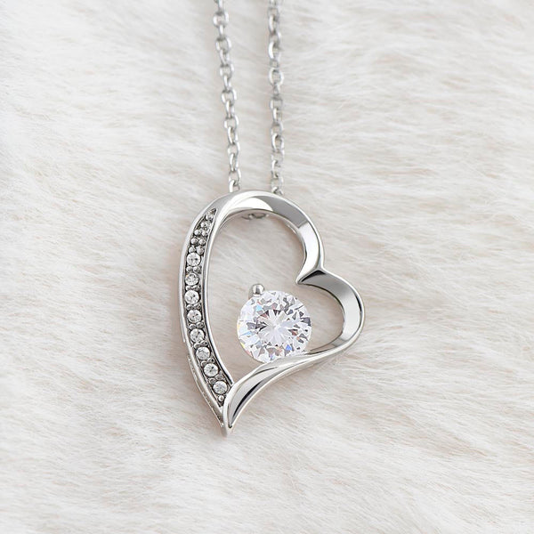 FABUNORA - Heart Style - 925 Sterling Silver Necklace