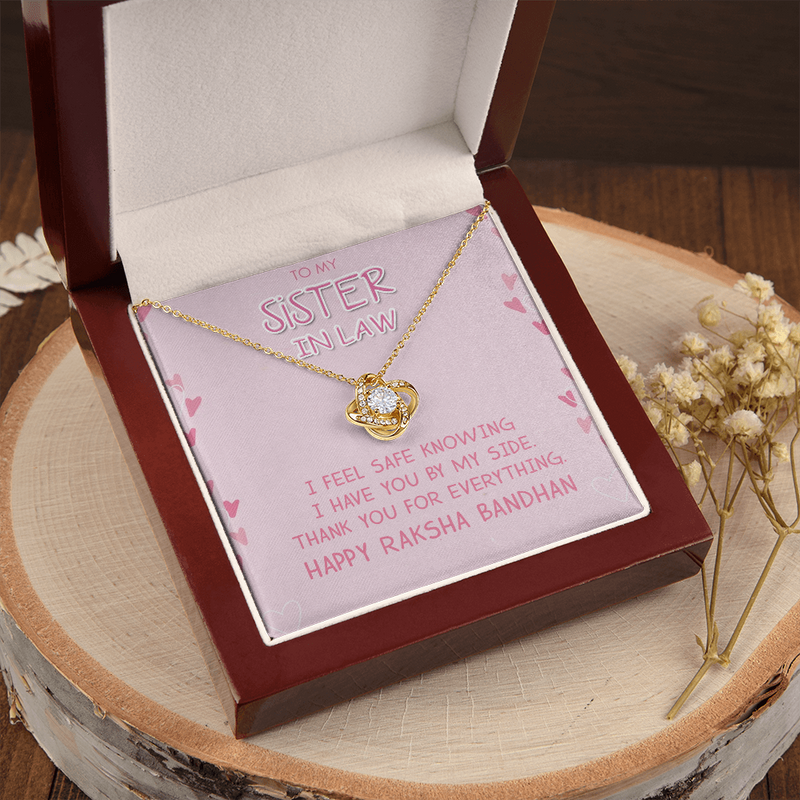 silver gift rakhi idea for bhabhi
