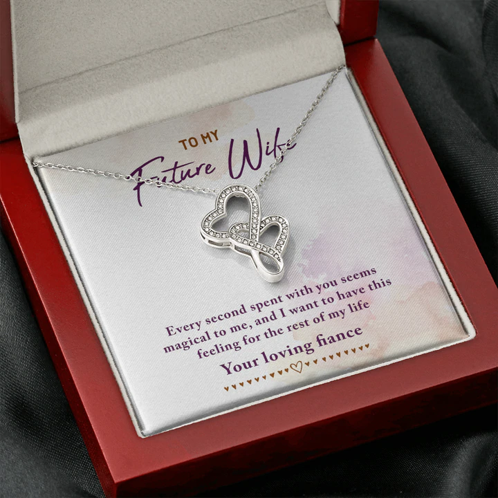 Best Unique Gift for Wife To Be - Pure Silver Necklace Gift Set