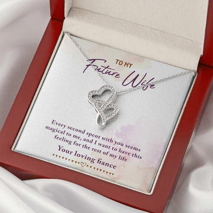 Best Unique Gift for Wife To Be - Pure Silver Necklace Gift Set