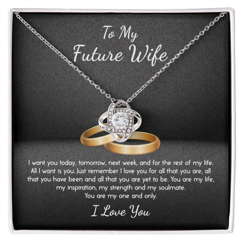 Perfect Gift For Wife-To-Be - Pure Silver Necklace Gift Set