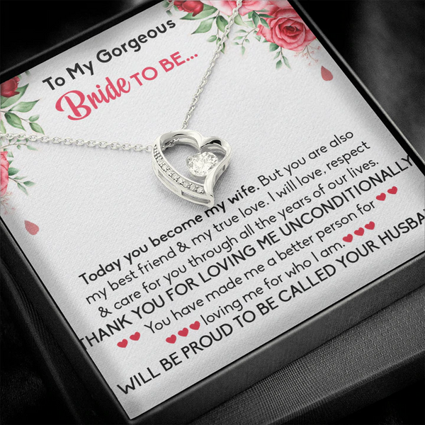 present for bride on wedding day