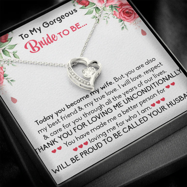 present for bride on wedding day