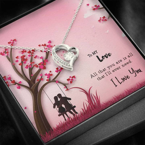 silver pendant gift for love 