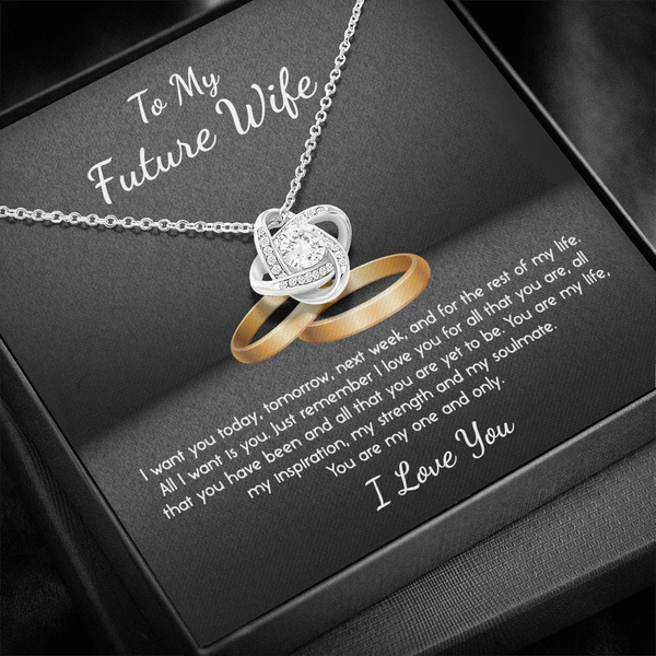 Perfect Gift For Wife-To-Be - Pure Silver Necklace Gift Set