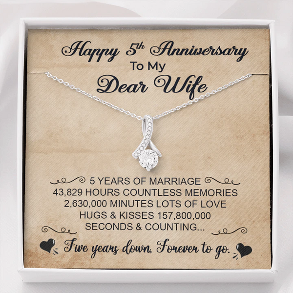 5 year wedding anniversary gift ideas for wife