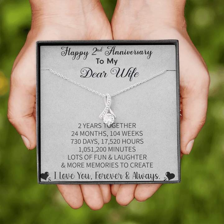 2nd marriage anniversary gift for wife