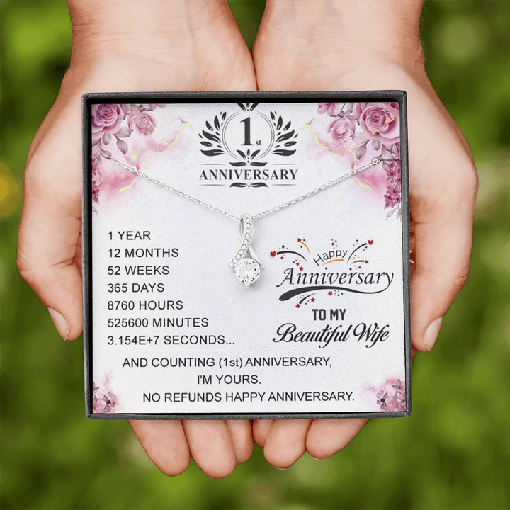Gift for wife hotsell on 1st anniversary