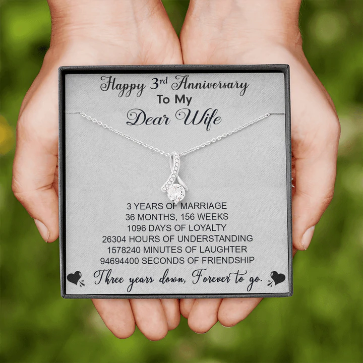 What to get wife for 3rd anniversary clearance