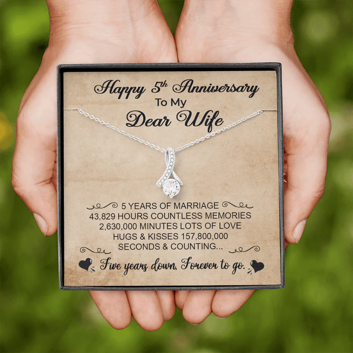 5 year wedding anniversary gift ideas for wife