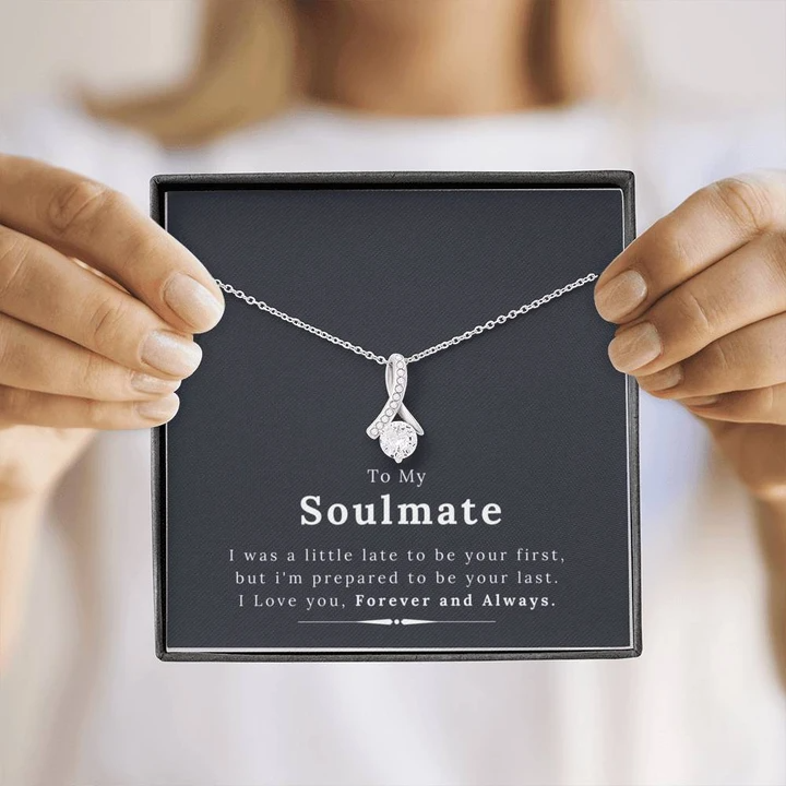 Special Soulmate Gift for Her - 92.5 sterling Silver Pendant