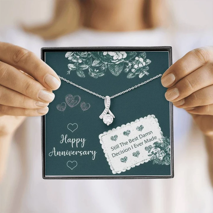 Anniversary necklace for wife on sale