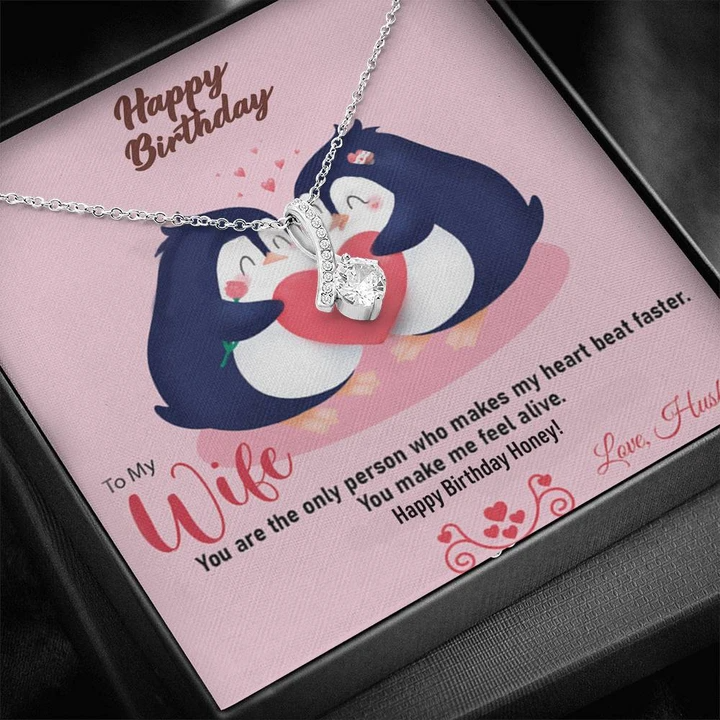 Romantic Birthday Gift For Wife 925 Sterling Silver Necklace Gift Set