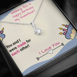 Birthday necklace hotsell for wife