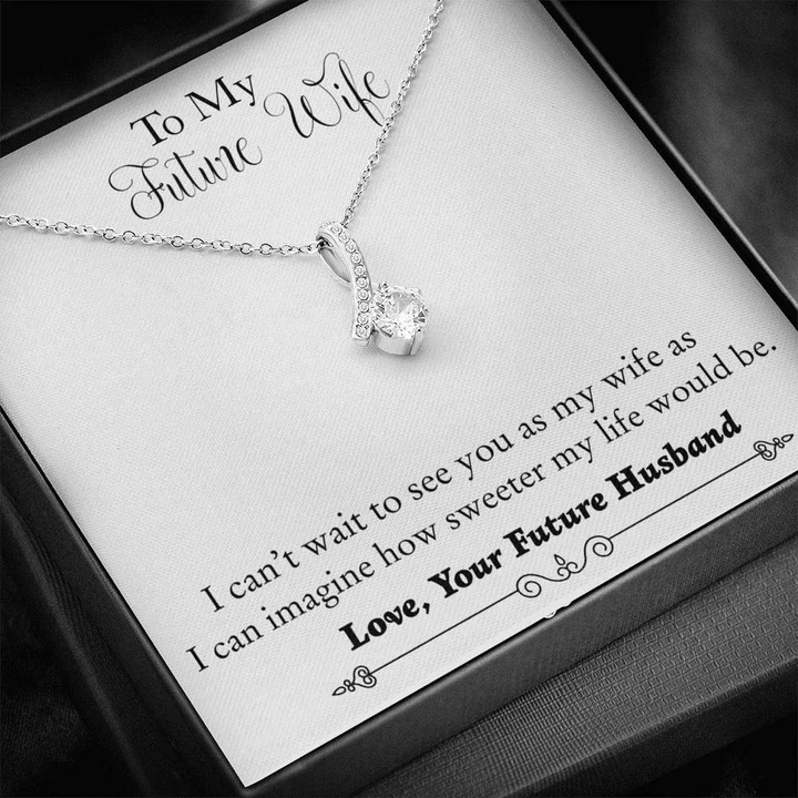 Necklace Gifts Ideas For Fiance Female Hidden Message Necklace 3d
