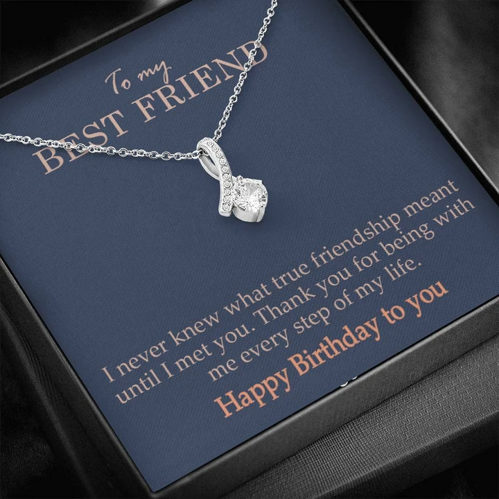 Unique Birthday Gift for Girl Best Friend - 925 Sterling Silver Pendant