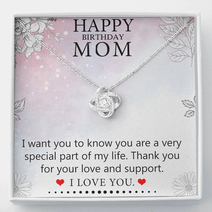 Pendant as Happy Birthday Gift for Mom or Mother in law
