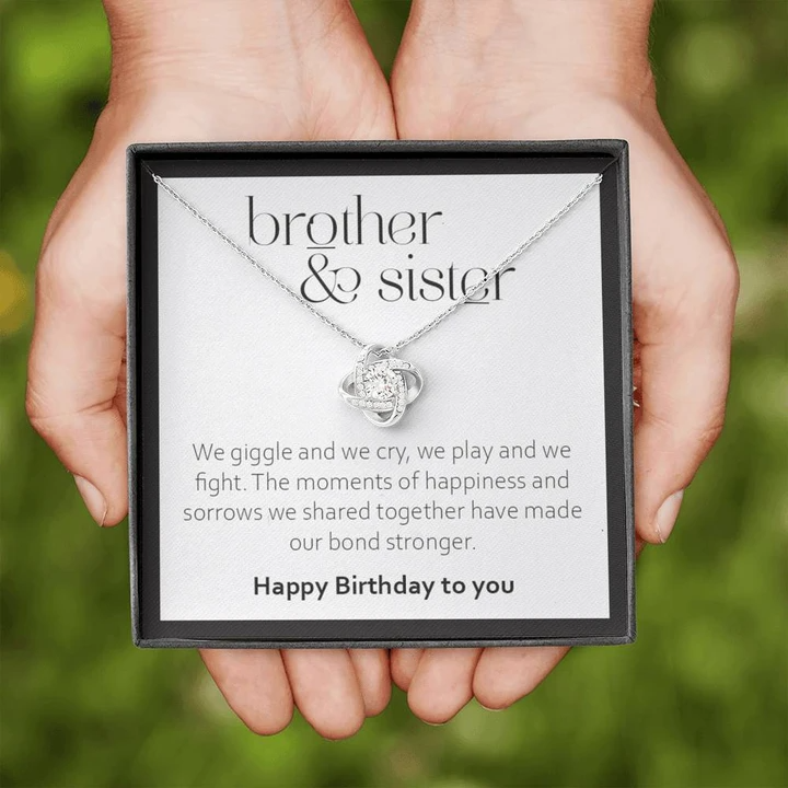 Sister Necklace, Big Brother Little Sister Gift, Little Sister Gift Fr –  Rakva