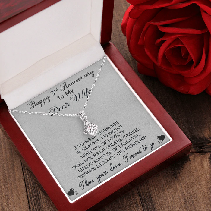 Unique Gift for Wife on 3rd Anniversary 925 Sterling Silver Pendant Fabunora