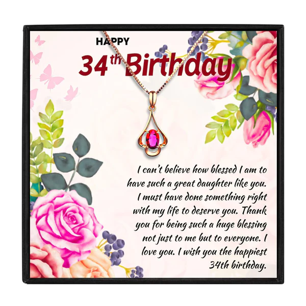 34th Birthday Gift For Daughter Pure Silver Necklace Gift Set Fabunora 34th-birthday-gift-for-daughter-pure-silver-necklace-gift-set-fabunora