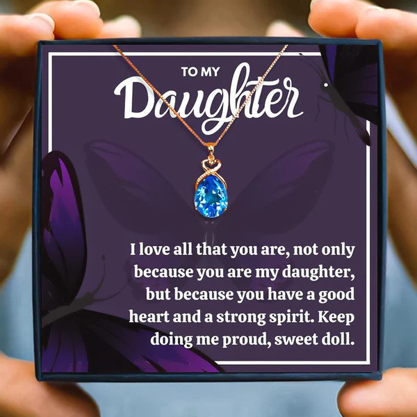 Dearest Gift For Daughter - Pure Silver Necklace Gift Set