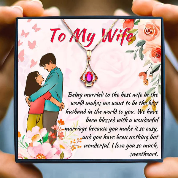 Best Jewellery Gift For Wife - Pure Silver Necklace Gift Set