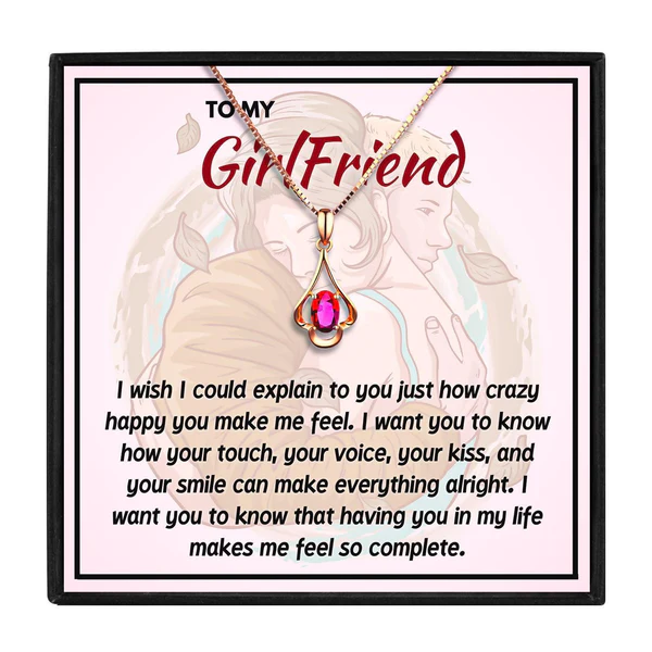Meaningful Gift For Girlfriend - Pure Silver Necklace Gift Set