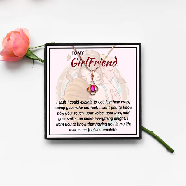 Meaningful Gift For Girlfriend - Pure Silver Necklace Gift Set