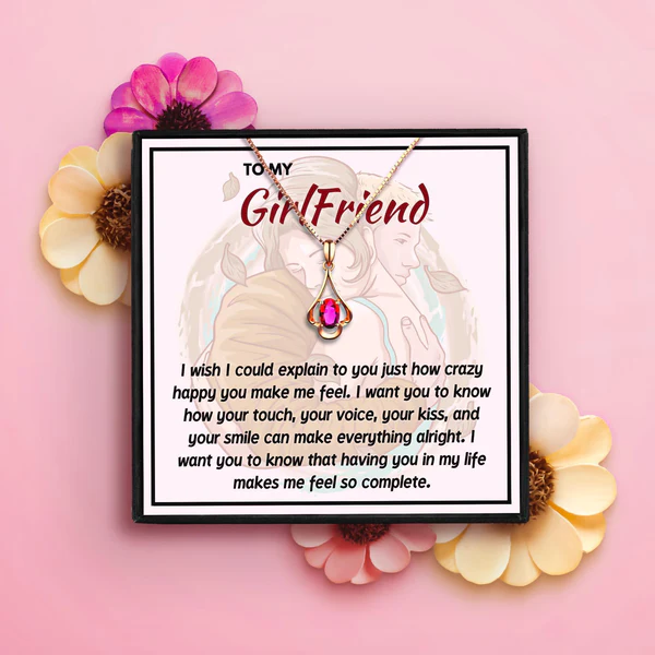 Meaningful Gift For Girlfriend - Pure Silver Necklace Gift Set